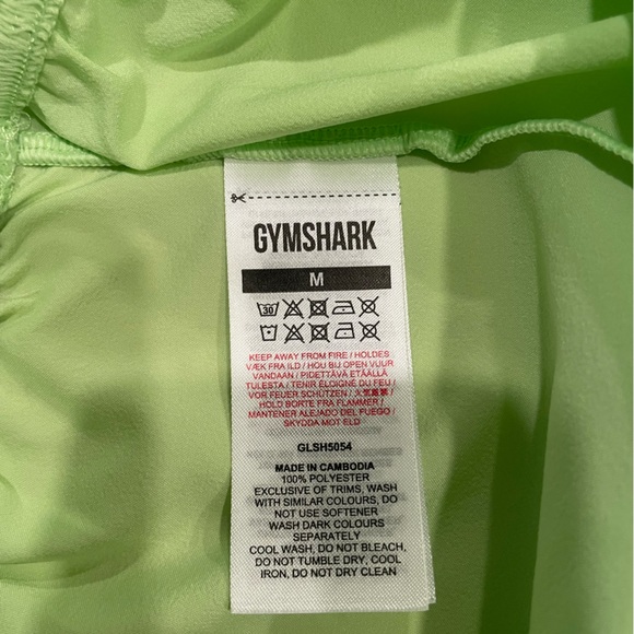 Neon Green Gymshark Shorts - Picture 3 of 3